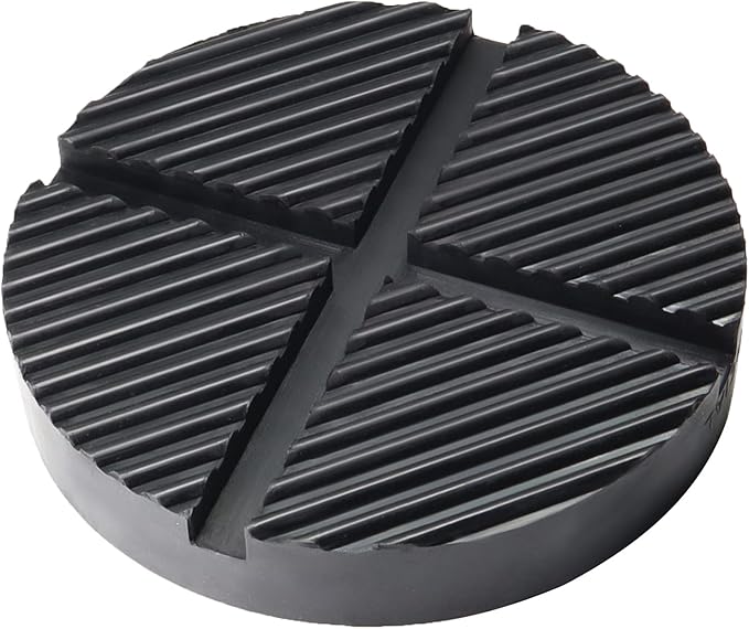 Floor Slotted Car Rubber Jack Pad Frame Protector Guard Adapter Jacking Lifting Disk Pad Tool Pinch Weld Side Chassis Trolley (1Pc)