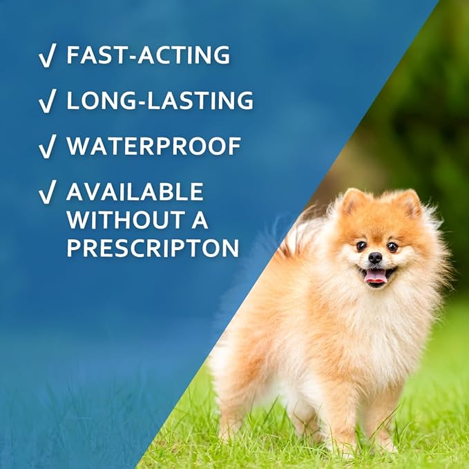 SENTRY PET CARE SENTRY Fiproguard for Dogs, Flea and Tick Prevention for Dogs (5-22 Pounds), Includes 6 Month Supply of Topical Flea Treatments