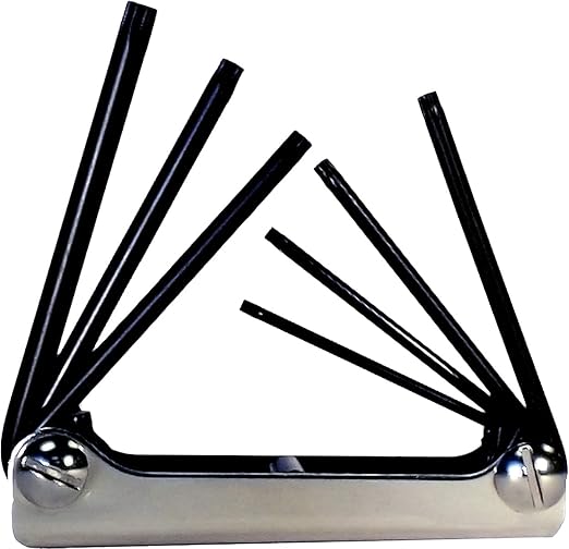 EKLIND 29171 Fold-up Hex & TORX star Key Combo- Inch / MM (3 sets 23pc)