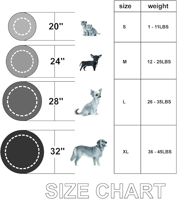 Donut Bed Medium Size Dog, Calming Soft Round Cuddler Dog Beds Fluffy Plush Faux Fur Pet Beds (24", Light Grey)