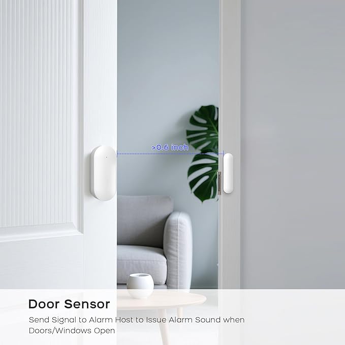 PGST Wireless Home Alarm System 12-Piece Kit, WiFi/4G Alarm System for Home Security with Phone APP Alert (Door Sensors,Alarm Siren, Remote, Motion Detector) for Home, Apartment, Work with Alexa