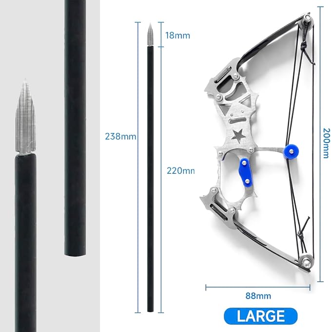 Archery Bow Set Left and Right Hand Compound Bow Hunting Bow Metal Material Catapult RH/LH for Practice Archery
