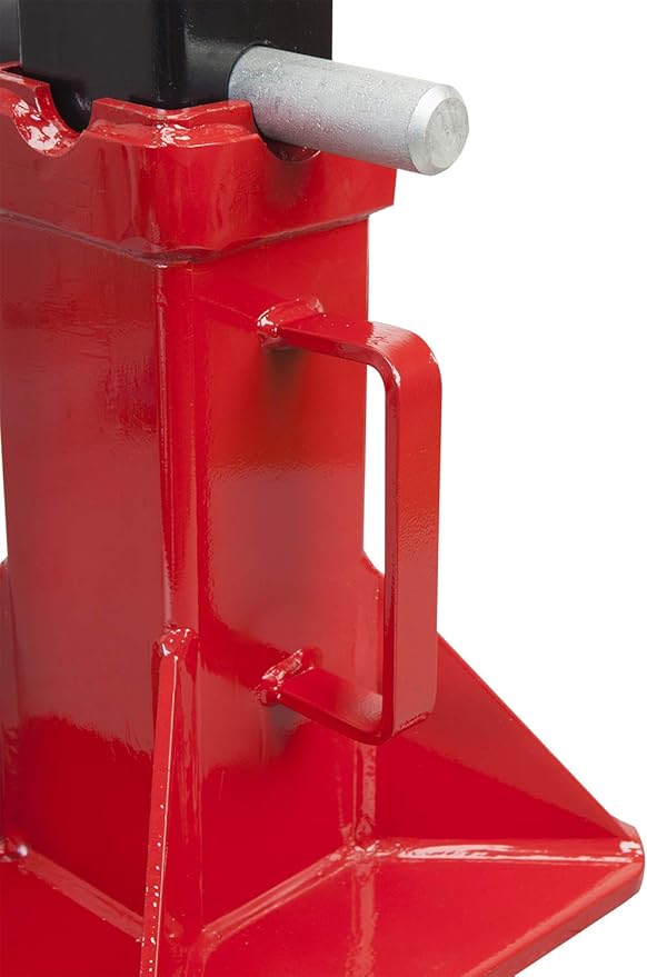 Big RED 22 Ton Car Jack Stands, Heavy Duty Pin Type Professional Car Jack Stand with Lock, Fit for Supporting Trucks, Trailers and Equipment, Red, 1 Pair