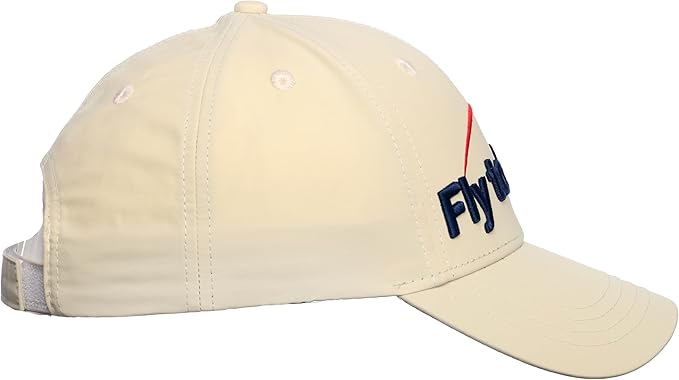 Premium Beige Golf Cap, 3D Embroidered Logo, one Size fits All, Absorbent Band.
