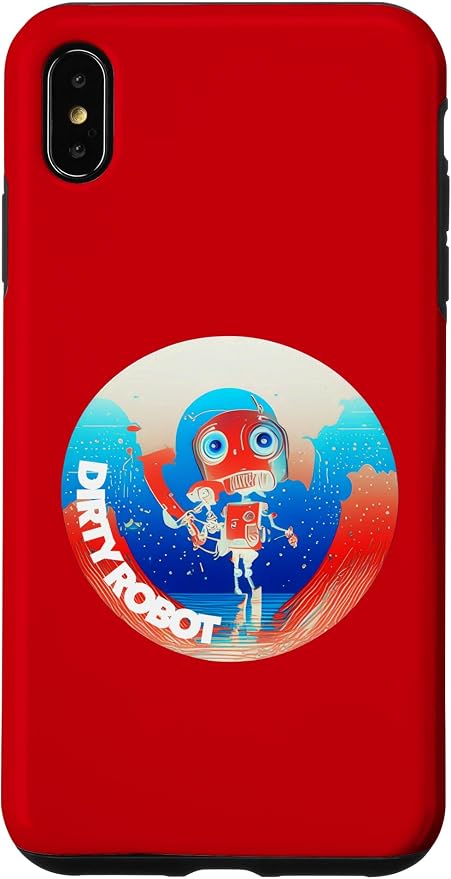 Dirty Robot my computer friend brand AI computing code cobot Case for iPhone XS Max