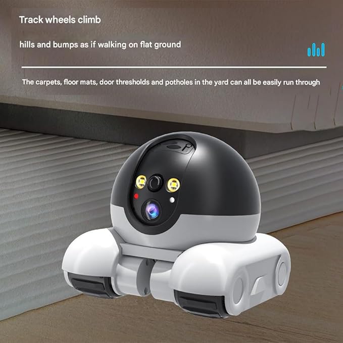 Pet Cameras Indoor with Phone App, 1080p Dual Lens, P 360°/T 90° Rotation Monitoring, 2-Way Talk, Night Vision, Motion Detection, Video Recording (WiFi, Camera only)