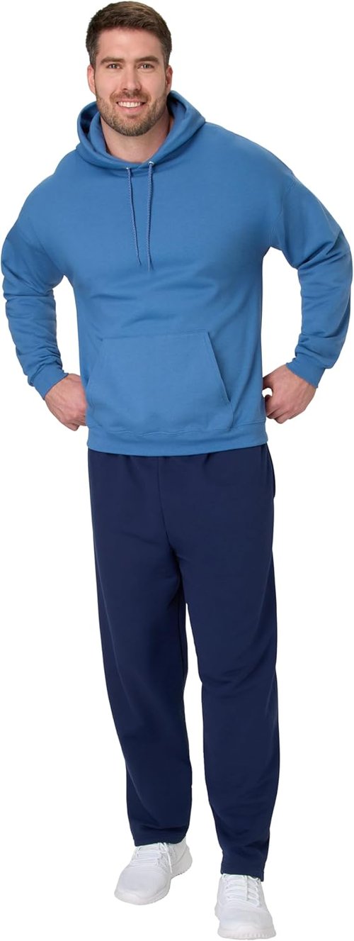 Hanes Men's EcoSmart Sweatpants - Comfortable Athletic Lounge Pants with Pockets | Fleece Fabric