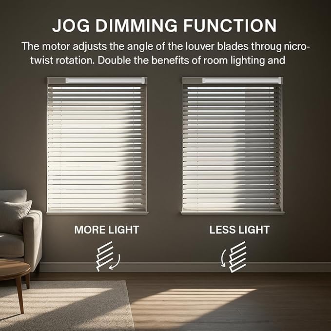 Motorized Roller Shade Motor Kit, 4800mAh Rechargeable Electric Blind Motor, Remote Control Retrofit, High Torque Tubular Drive for Window Shades (6.0 N.m for Φ50mm (2") Round Tube)