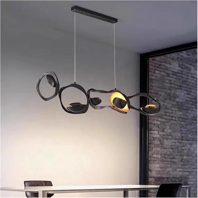 Modern Home Decor Led Lights Pendant Light Lamps for Living Room Chandeliers for Dining Hanging Indoor Lighting,Modern LED Chandelier(RC Remote dimming,Length 200)