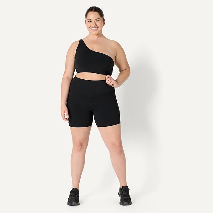 Amazon Essentials Women's Active FormFlex Buttery Soft High Waist Biker Shorts