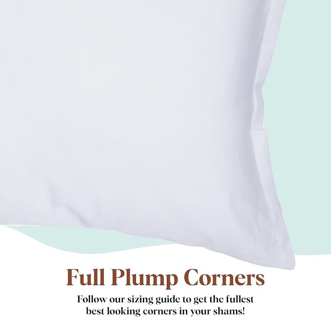 Pillowflex Synthetic Down Pillow Insert 16x48 in - Karate Chop Pillow | Large Rectangle Sham Form, Plush Polyester Cotton Blend, Cloud-Like Comfort, Clump-Resistant Fill, Smooth Elegant Finish