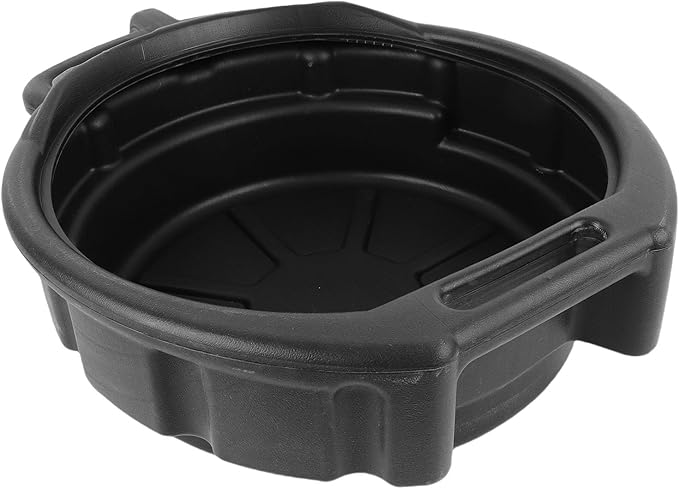 10L Plastic Oil Drain Pan, Anti Splashing Motor Oil Drip Catcher with Unique Spill Proof Design, 2.64 Gallons Capacity, Lightweight and Durable, Universal for Automotive Repair