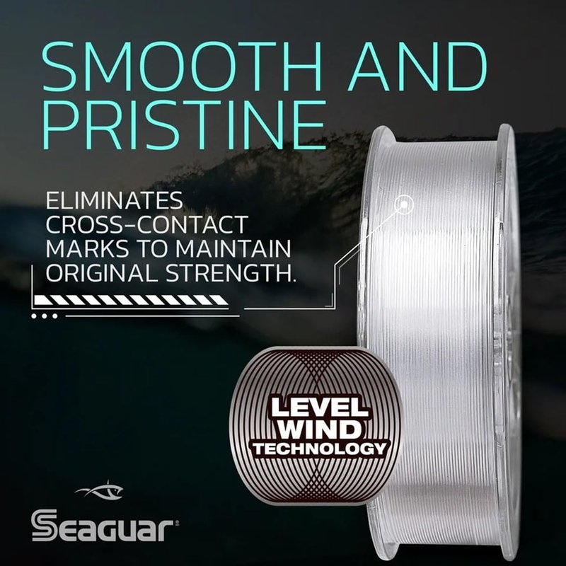 Seaguar Blue Label 100% Flourocarbon Fishing Line (DSF), 2lbs, 25yds Break Strength/Length - 02FC25