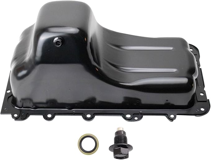 TRQ Engine Oil Pan Compatible with 2000-2005 Ford Excursion 1999-2010 F-250 Super Duty F-350 Super Duty