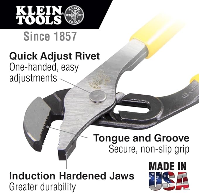Klein Tools 92914 Tool Kit, Tool Set Includes Basic Tools, Pouch and Belt for Journeyman, Linesman, Professionals and Homeowners, 14-Piece