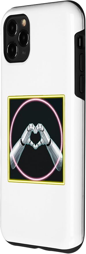 iPhone 11 Pro Max Hand Heart AI Robot | Hands Robot Shirt Case