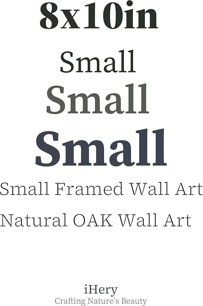 iHery Small 8x10in Dolce Far Niente Framed Newspaper Wall Art | Natural OAK Wood Frame with Canvas Print, The Sweetness of Doing Nothing Decor for Bedroom, Living Room and Dorm, 1Pack