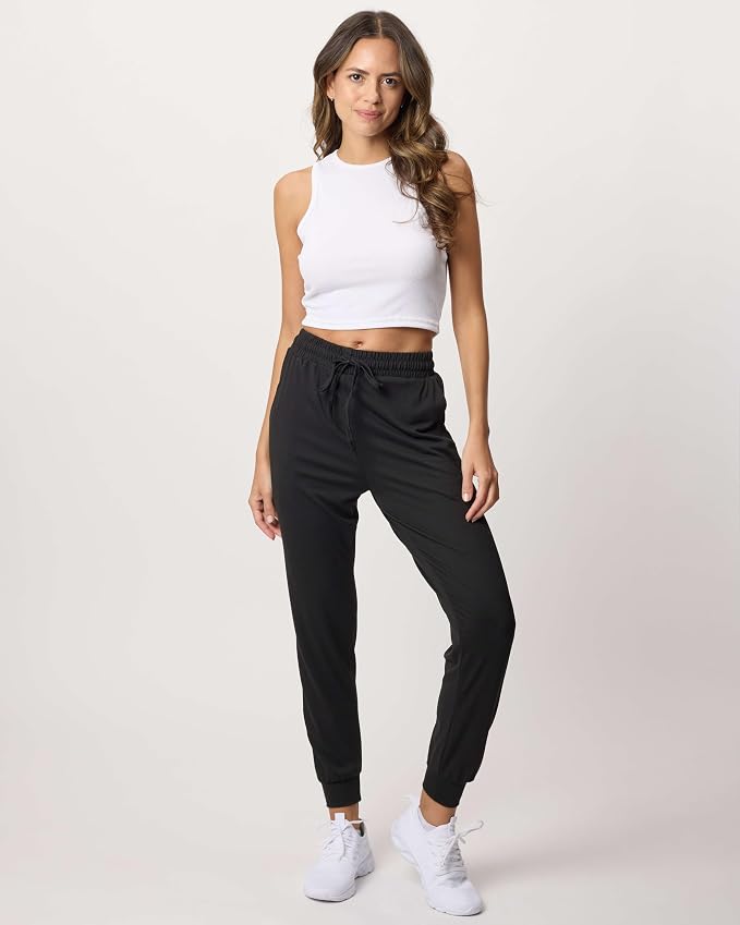 3 Pack Women's Lounge Joggers Sweatpant Active Athletic Yoga Workout Pocket | Available in Plus Size, Ladies Casual, Drawstring Gym Pants, Sleep Bottoms, Hiking, Running, Fitness, Exercise, Pajama, Soft