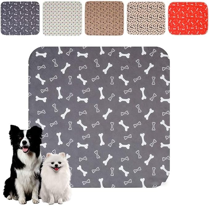 Puppy Pads for Dogs, 2026 New Washable Puppy Pads with Pheromones, Pee Pads for Dogs & Cats, Durable Leak-Proof & Anti-Slip Pet Training Pads for Home & Travel, Reusable (Grey, 15.7" x 23.6")