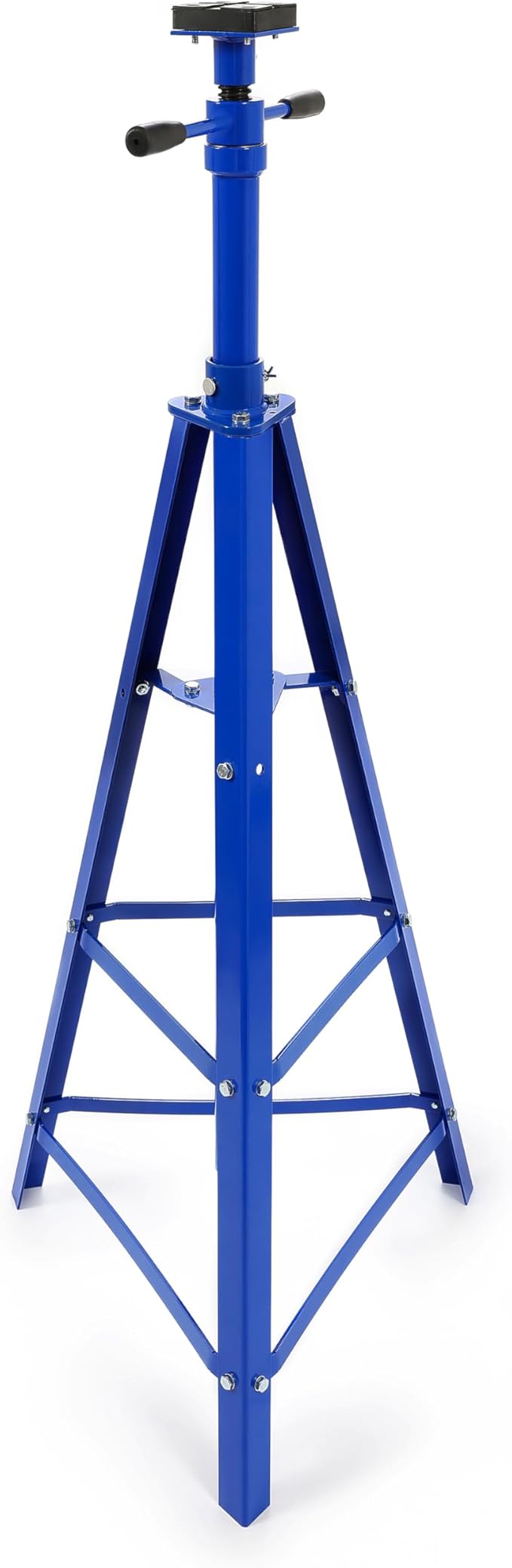 ALMULOO Adjustable Under Hoist Jack Stand for Repair Shops, Garages and DIY 2 Ton Reach Under Hoist Tripod Stand 4500 LBS Load Capacity High Lift Jack Stand 55-5/8" - 79-1/2" Powder Coated Steel