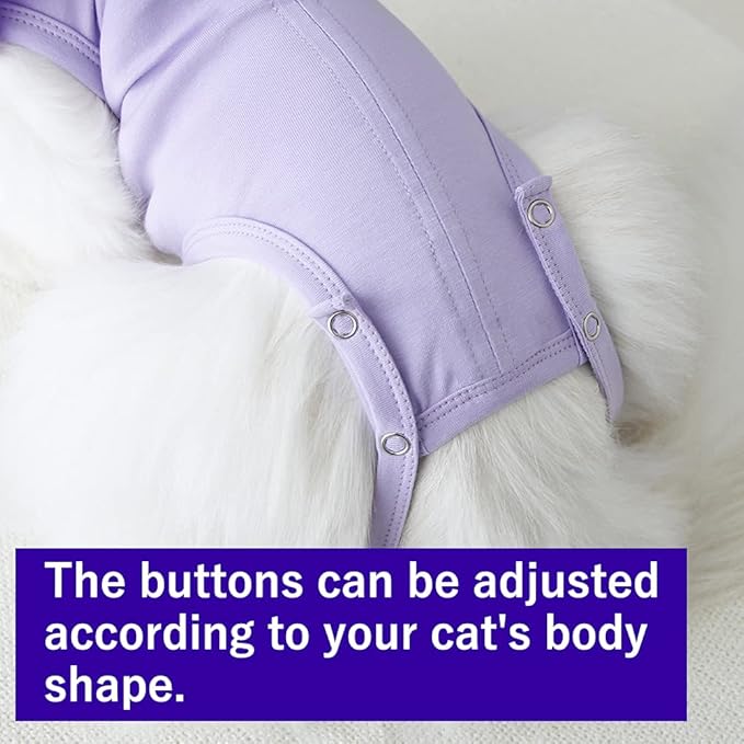Cat Recovery Suit for Abdominal Wounds and Skin Diseases,Breathable Surgical Recovery Shirt After Surgery Wear Anti Licking Wounds,E-Collar Alternative for Female Cats Kitten(RSC01-orange-s)