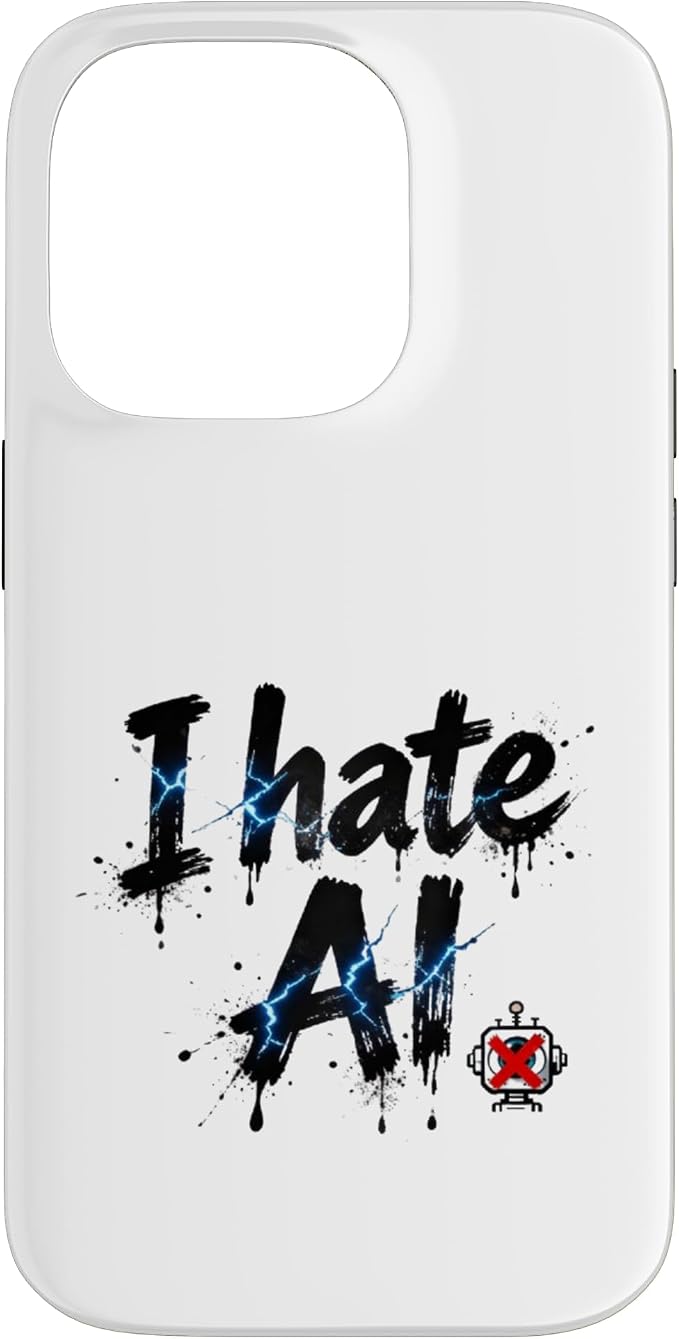 I Hate Ai Case for iPhone 14 Pro