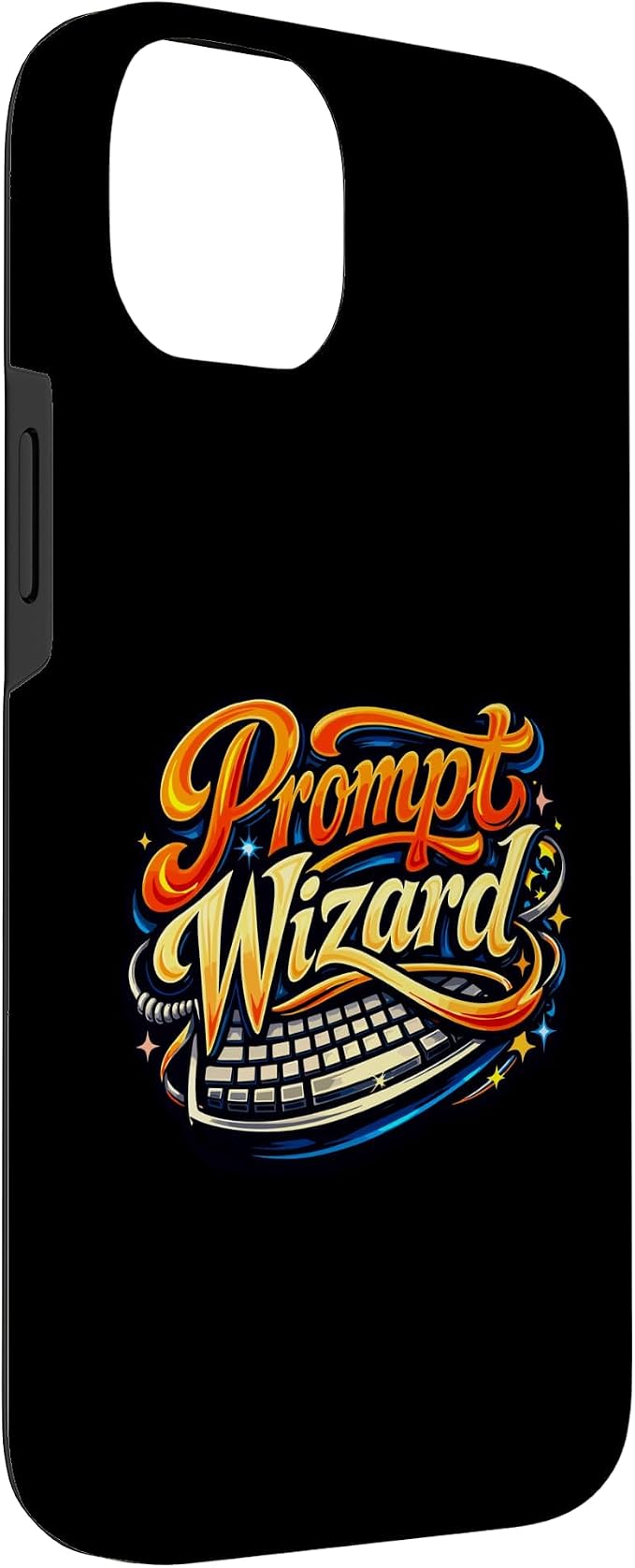 Prompt Wizard AI Retro Keyboard Case for iPhone 14 Plus