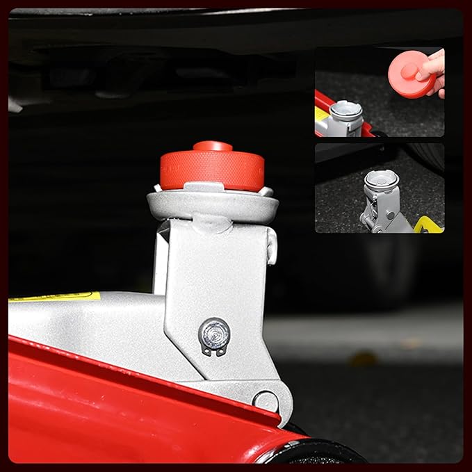 AUTOXBERT Polyethylene Car Jack Pad Support Point Pinch Weld Adapter Jacking Trolley Tool with Storage Box for Porsche 911 964 993 944 Cayman Boxster