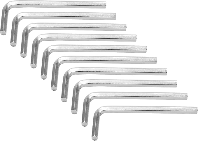 Piutouyar 5mm Hex Key Allen Key L Shaped Small Hex Wrench 10Pcs