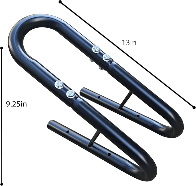 4 Bolt No Wobble Heavy Duty Wheel Chock Motorcycle Dirt Bike Wheel Chock 5.5'' Wide 2 Pack