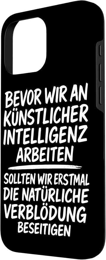 Fix Stupidity First ��� AI Can Wait Case for iPhone 16 Pro Max