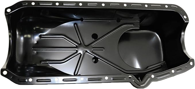 TRQ Engine Oil Pan for Driver Left LH Dipstick for Pontiac Buick Chevy Pickup Truck