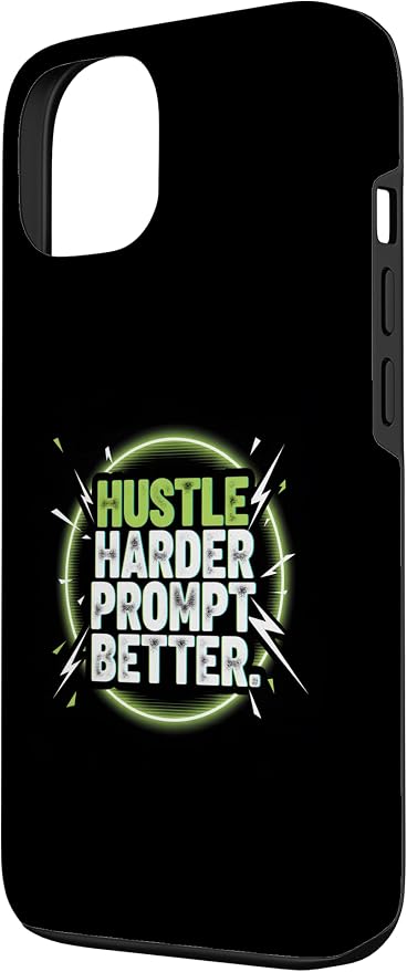 Hustle Harder Prompt Better AI Artificial Intelligence Case for iPhone 13