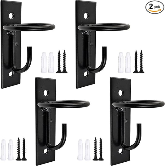 4PCS Bucket Hooks for Horses Equestrian Bucket Hook Metal Water Bucket Hangers Horse Stalls Feed Bucket Barn Farmhouse Supplies (4)