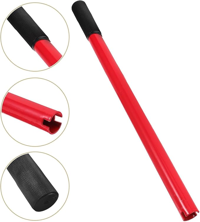 Jack Handle,Floor Hydraulic Bottle Big Red Vertical Car Handle Replacement, with Handle Sleeve（12 tons-16 tons）