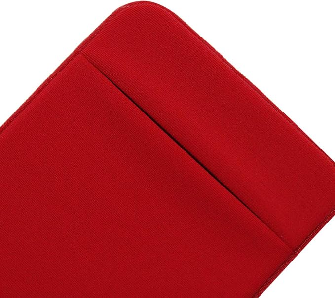 Slim Credit Card Holder for Back of Cell Phone, Stretchy Ultra Lycra 3M Self Adhesive Phone Pocket Stick On Wallet for ID Credit Card Pocket for iPhone Android Galaxy (Red+White+Blue)