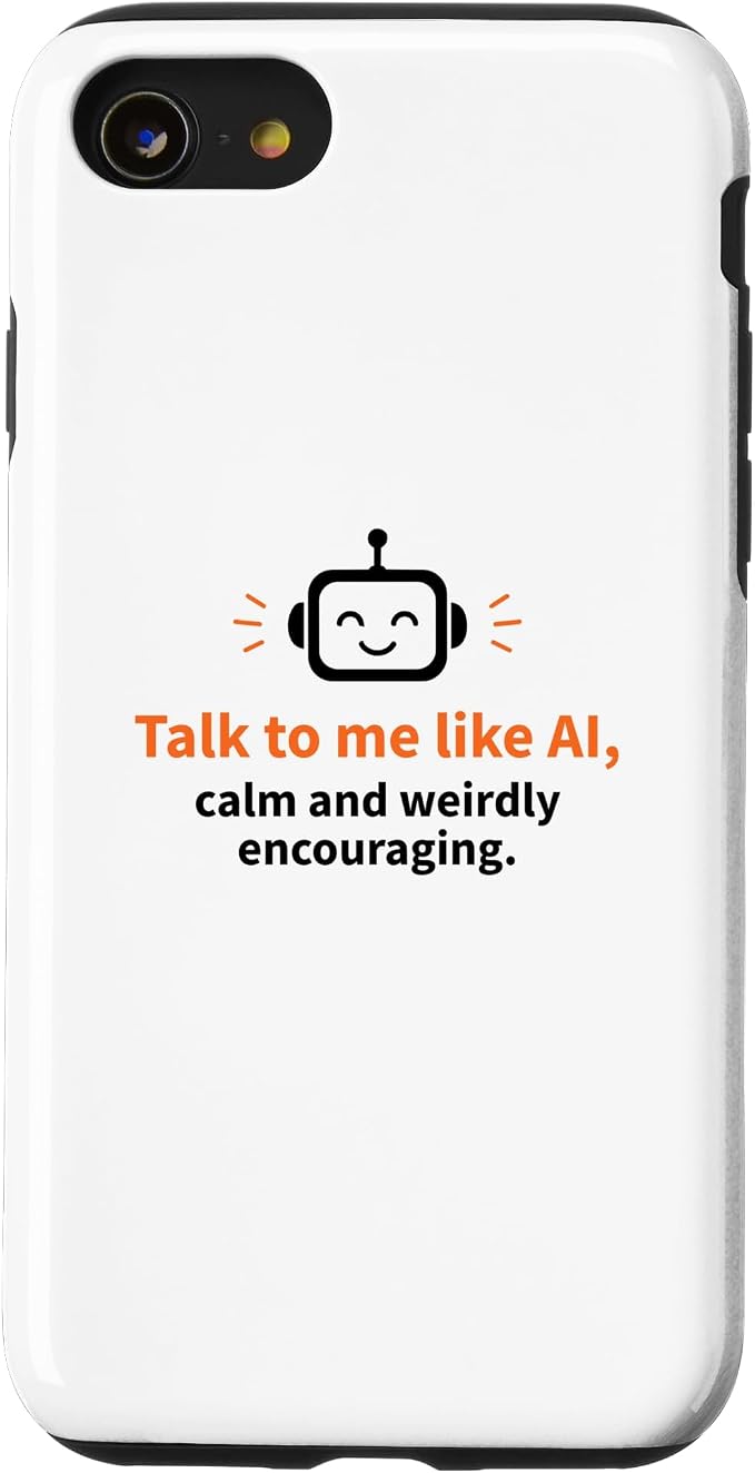AI Robot Calm Encouraging Tech Support Case for iPhone SE (2020) / 7/8