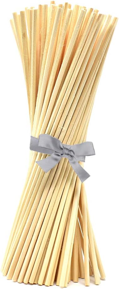 Urban Naturals Reed Diffuser Sticks 7 Inch Natural Rattan, Set of 108, for Essential Oil Bottles, Home Fragrance Projects