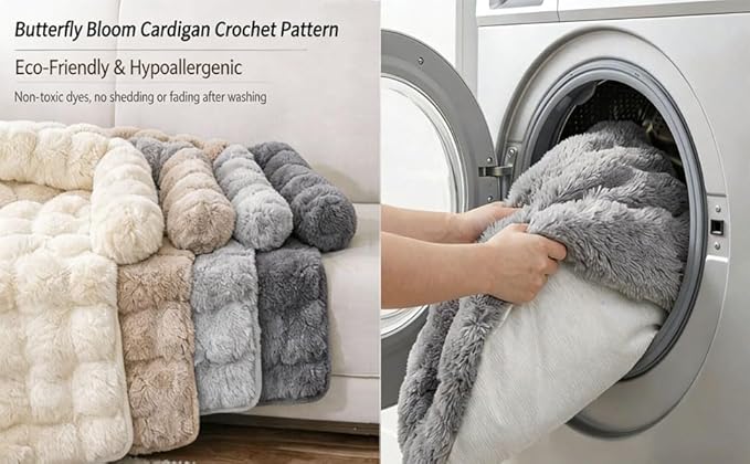 Dream Cloud Pet Sofa Bed, Washable Non-Slip Fluffy Plush Dog Mat for Furniture Protector Mat for Sofa Car & Floor for Small Medium Dogs & Cats (Dark Gray)