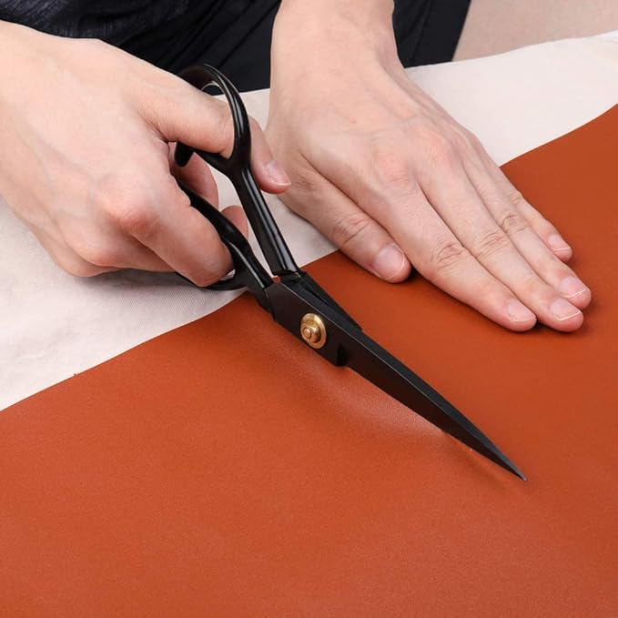 Professional Fabric Scissors, 9 inch Tailor Scissor Heavy Duty - Multi-Purpose Sewing Scissors for Leather Cutting Industrial Sharp Shears Home Office Arts Dressmakers