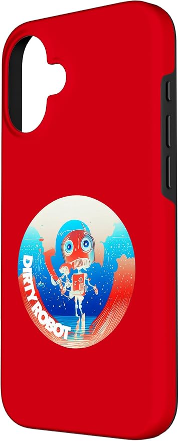 Dirty Robot my computer friend brand AI computing code cobot Case for iPhone 16