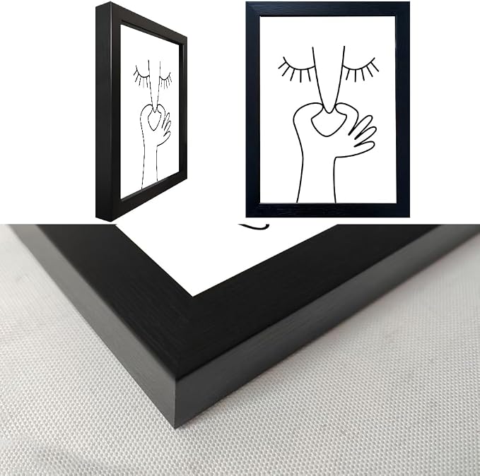 Framed Black and White Bathroom Wall Decor Funny Bathroom Wall Art Bad Smell Humor Canvas Print Artwork for Washroom Sign Decor