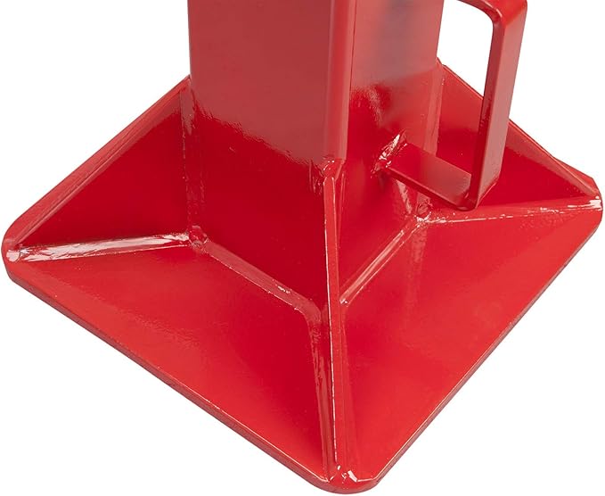Big RED 22 Ton Car Jack Stands, Heavy Duty Pin Type Professional Car Jack Stand with Lock, Fit for Supporting Trucks, Trailers and Equipment, Red, 1 Pair