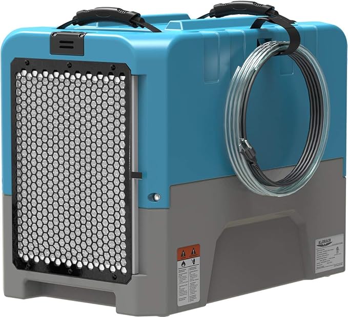 ALORAIR Commercial Dehumidifier with Pump, Up to 180 PPD (Saturation), 85 PPD at AHAM, 5 Years Limited Warranty, LGR Industrial Dehumidifier for Flood Repair, Crawlspace and Basement Drying