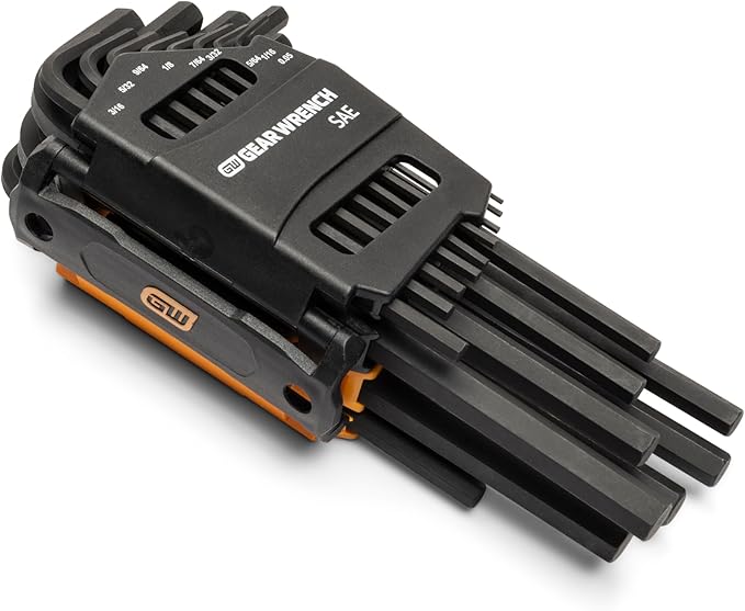 GEARWRENCH 26 Piece Long Arm SAE/Metric Hex Key Set - 83504