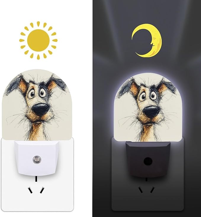Night Lights Plug Into Wall, Line of Life LED Smart Light Sensor Night Light Auto Dusk to Dawn for Hallway, Bedroom, Bathroom, Stairway
