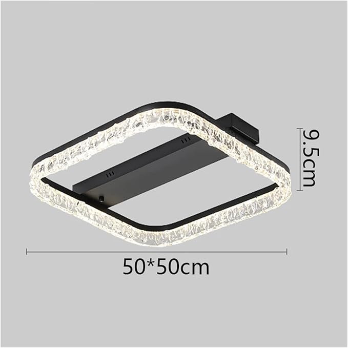 Nordic Home Decoration Salon Bedroom Decor Smart Led Lights Ceiling Light Indoor Lighting Versatile Use(Cold White,50cm)
