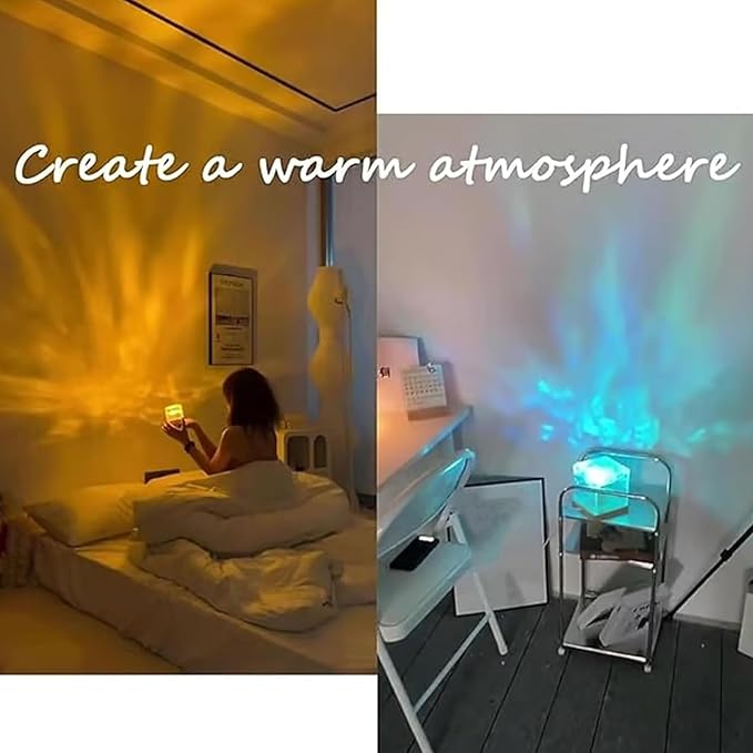 Magical Northern Lights For Your Room, Magic Northern Light, Aurora Night Light Projector With Remote Control, Color-Changing Mood Ocean Light For Home, Relaxation & Decor (3 Colors * 3, Plug-in)
