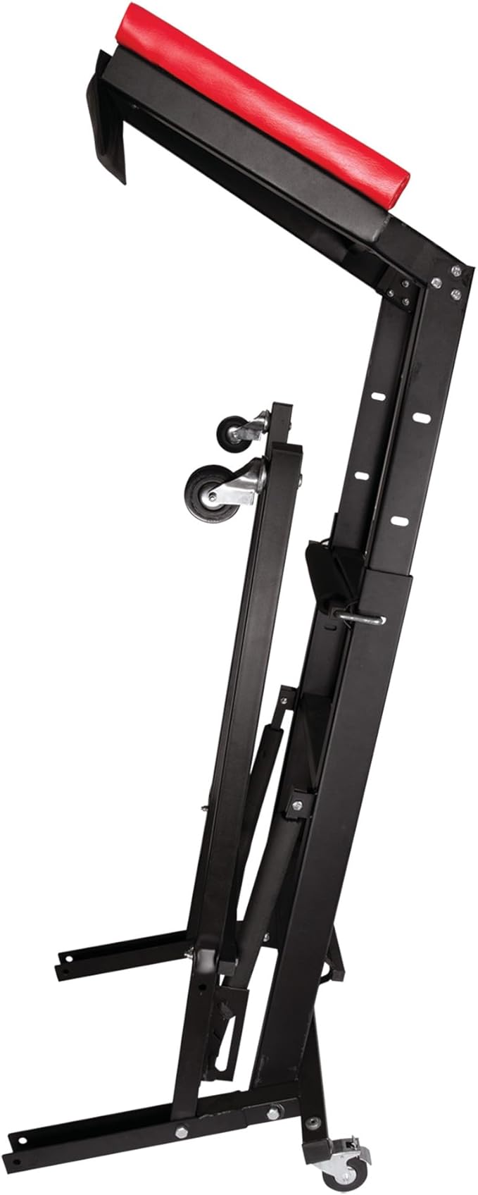 Performance Tool W85038 High Top Adjustable Creeper to Work On Vehicles, Black/Red, 45-66-inch Height