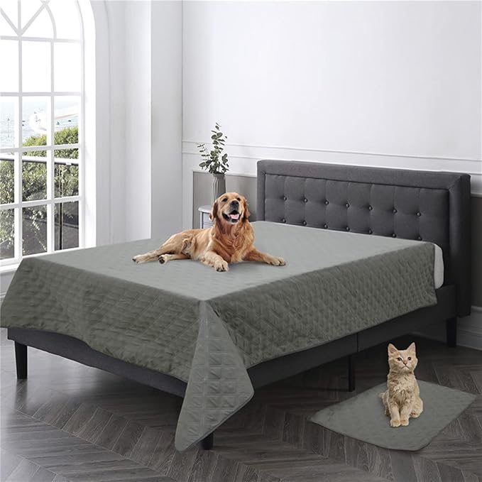 Waterproof Dog Bed Cover Pet Blanket Sofa Couch Furniture Protector for Kids Children Dog Cat,Pet Furniture Cover - Waterproof, Warm, Soft, Machine Washable Dog Sofa Cushion(M:86*82in(218*208cm))